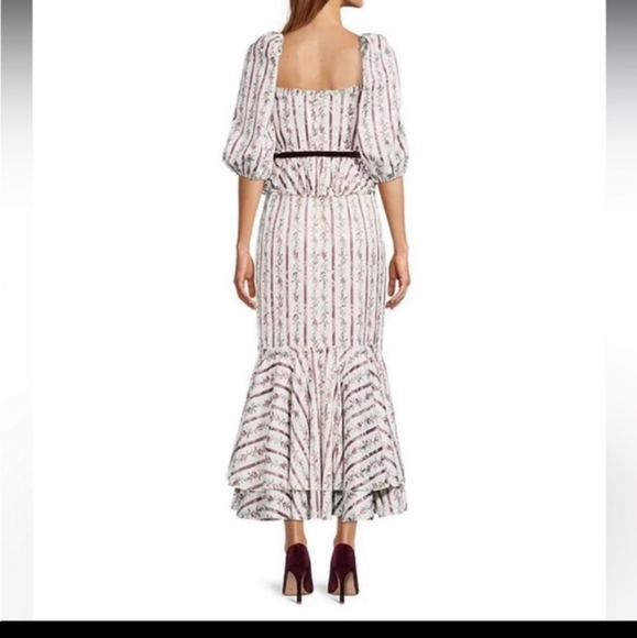 Antonio Melani x Nicola Bathie Florence Floral Print MIDI dress - Picture 5 of 16